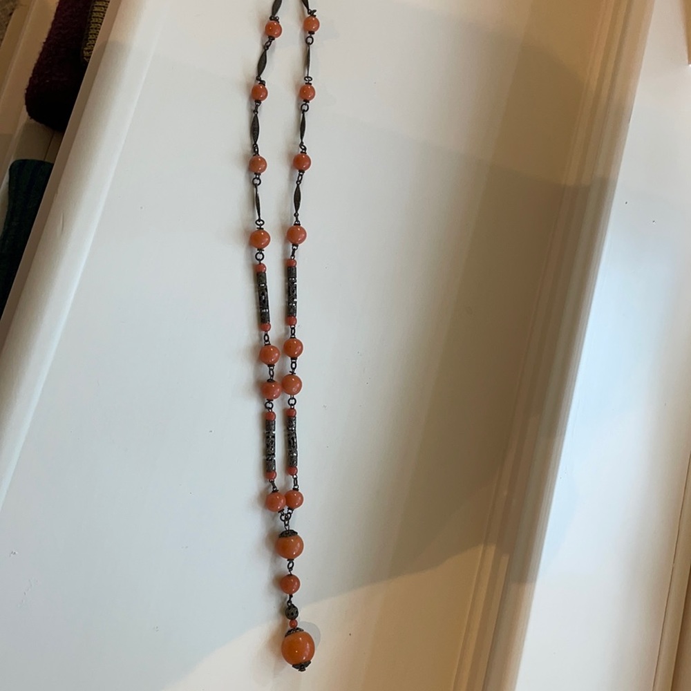 Pink vintage necklace